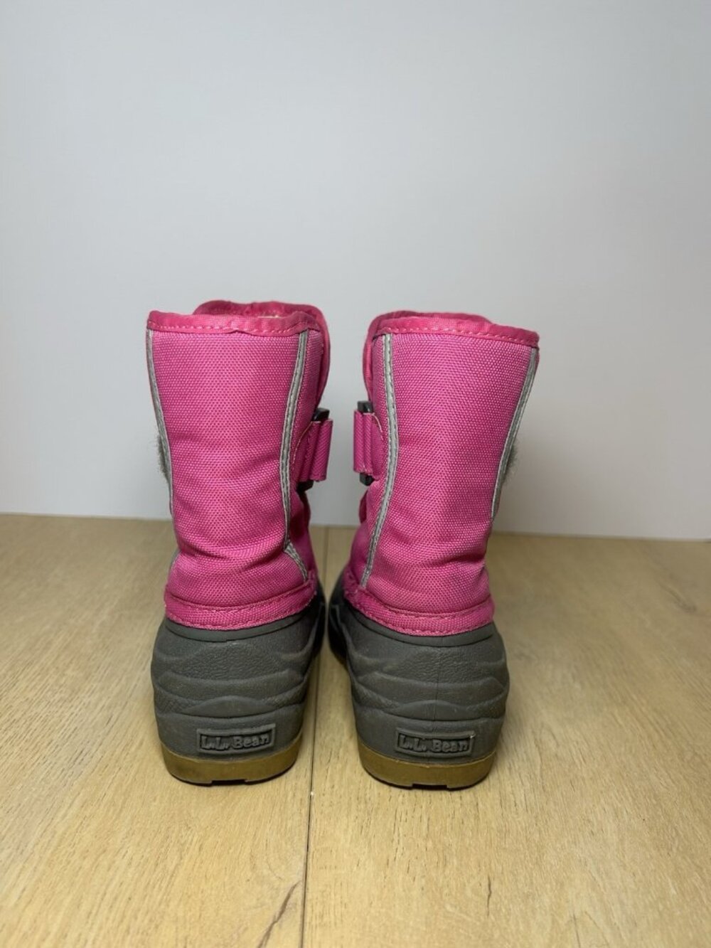 L.L. Bean Northwoods Boots TODDLER Size 7 Pink 244950 Snow Boot Felt Lined VGUC - Picture 3 of 7